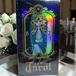 Classic A.E. Waite Tarot Deck Sealed Mystic Fortune Divination Holographic Cards